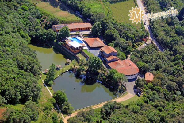 Vista aérea da Fazenda Maranatha