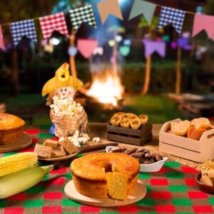 Mesa com comidas típicas de festa junina