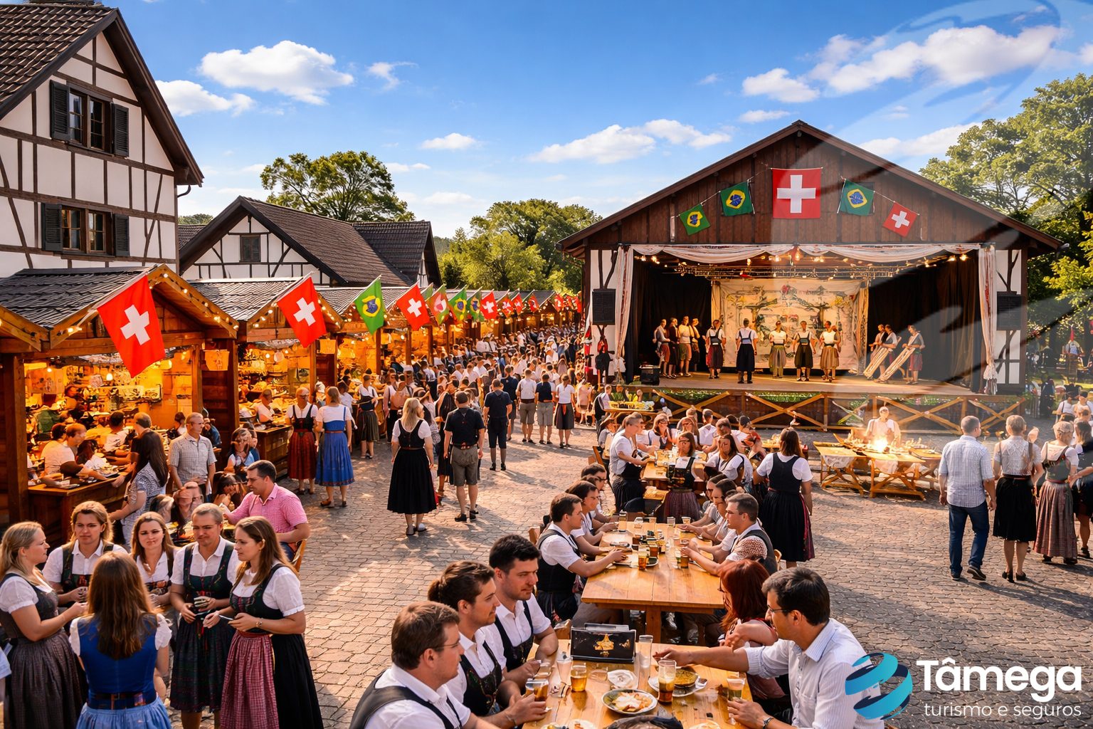 Festa da Colônia Helvetia: Viva a Tradição Suíça em Indaiatuba com a Tâmega Turismo